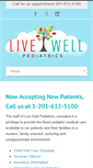 Mobile Screenshot of livewellpediatrics.com